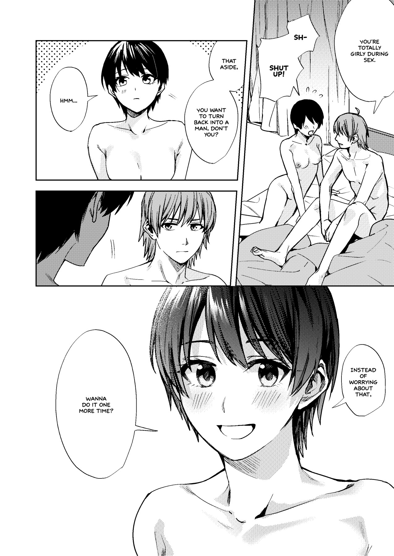 Hentai Manga Comic-As a Woman, Am I My Best Friend's Ideal Girlfriend?-Read-29